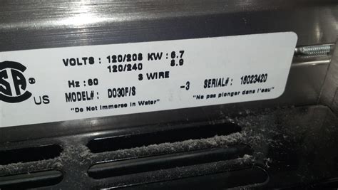 maytag stove serial number location